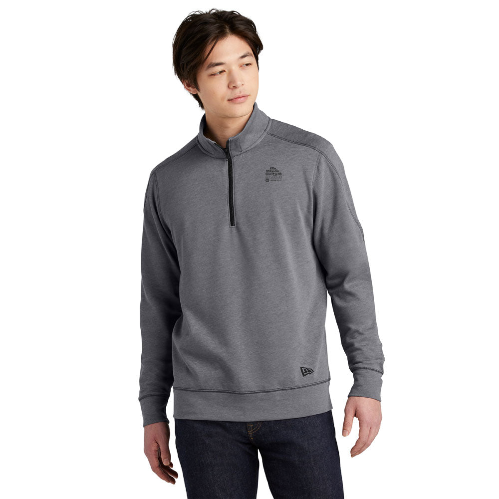 New Era® Quarter Zip Pullover - Black Culture